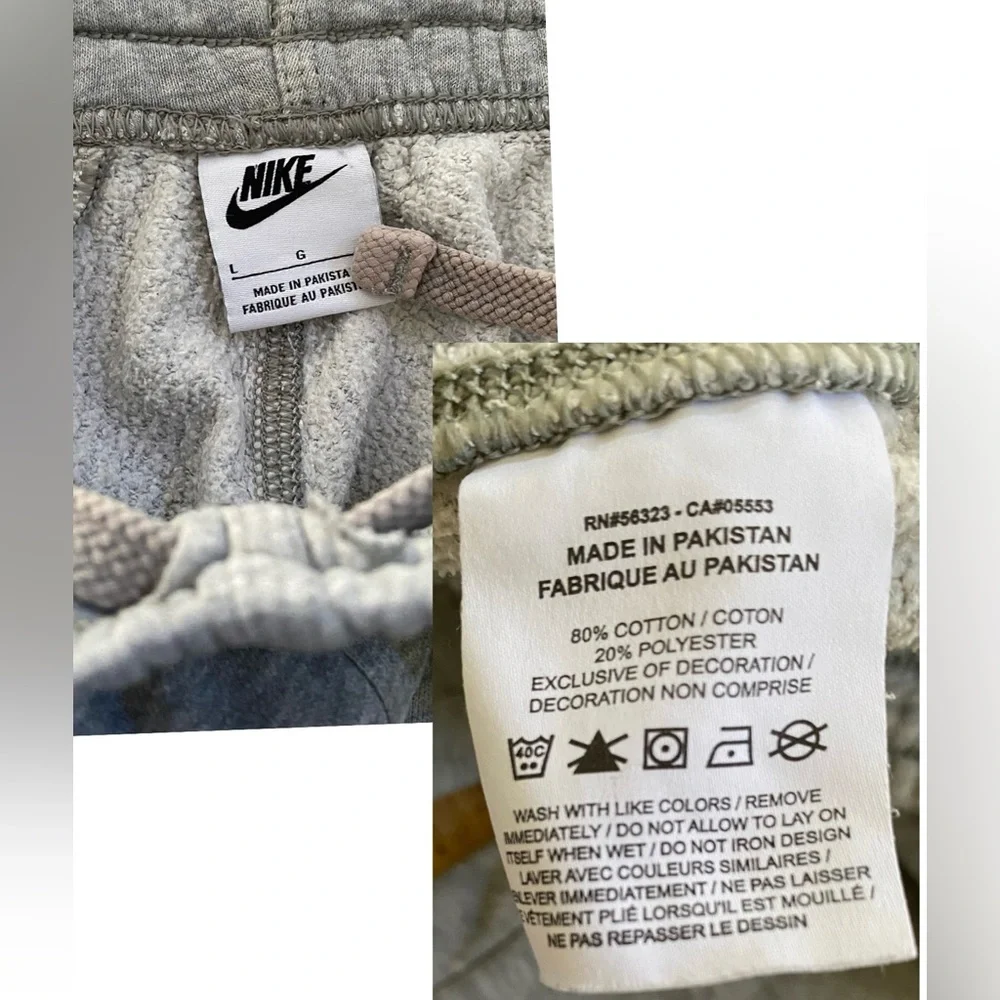 Nike Men’s Sz L‎ Heather Gray Club Fleece Joggers